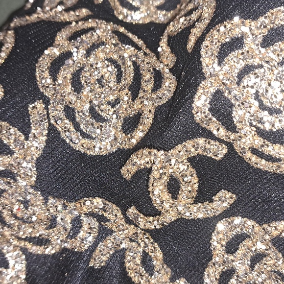 🐨Semi Formal Black & Gold Dress - Picture 5 of 5